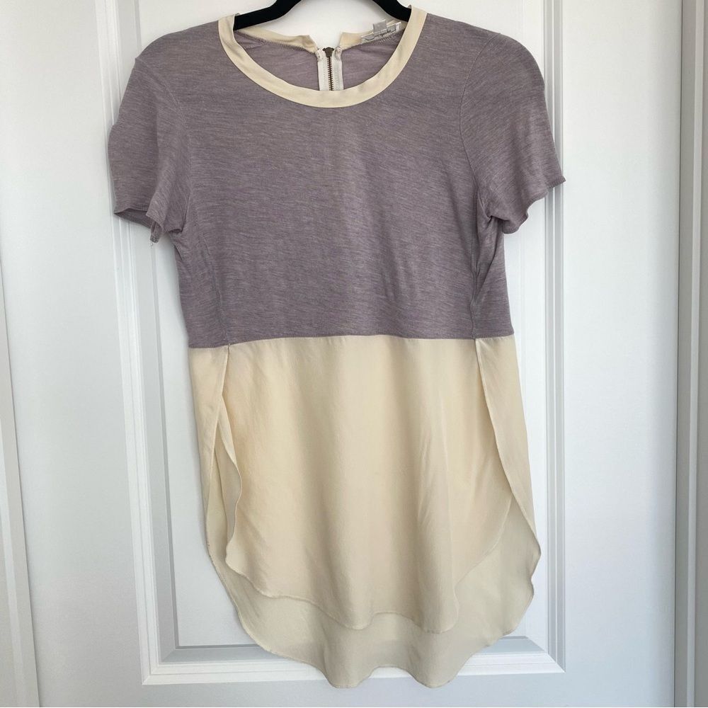 WILFRED | colour block silk top